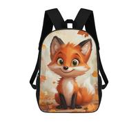 sinyumoney Cute Fox in Autumn Mochila Escolar Para Niñas Y Niños, Mochilas De Gran Capacidad, Mochilas Ligeras Para Niños Y Estudiantes 17inch