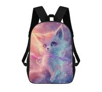 sinyumoney Cute Fox in Galaxy Mochilas Infantiles Mochila Escolar Impresa En 3D Para Niños Mochilas De Viaje Bolsas Para Libros Para Niños 17inch Mochila Escolar