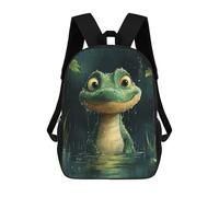 sinyumoney Cute Frog in The Rain Mochila Escolar Infantil Impresa En 3D, Mochila Informal De Moda Para Niños, Mochila De Viaje De Alta Capacidad Para Libros Para Niños 17inch