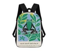 sinyumoney Cute Frog Preserve CA Mochila Escolar Para El Trabajo, Negocios, Universidad Y Escuela Para Niñas Y Adolescentes 17inch