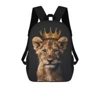 sinyumoney Cute Lion Mochila Infantil De Moda Divertida Mochila Escolar Para Niños Y Adolescentes Con Impresión 3D Para Niños 17inch