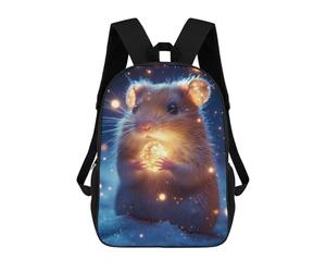 sinyumoney Cute Magic Hamster Mochila Escolar Resistente Al Agua, Mochila De Viaje, Bolsa Para Computadora Para Niñas, Niños Y Adolescentes 17inch