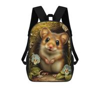 sinyumoney Cute Mouse in A Floral Setting Mochilas Escolares, Mochilas Informales, Mochilas De Día, Mochilas Escolares, De Trabajo Y De Viaje Para Adolescentes, Niñas, Niños, Mujeres Y Hombres 17inch