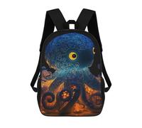 sinyumoney Cute Octopus Mochilas Para Niños 17inch Mochila Escolar Mochila Escolar Impresa En 3D Para Niños De Primaria Y Secundaria