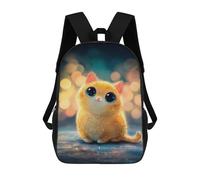 sinyumoney Cute Orange Kitten with Big Eyes Mochila Escolar, Bolso Resistente Para Portátil, Ideal Para Acampar, Aventuras Al Aire Libre Y Viajes Diarios 17inch