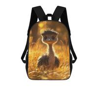 sinyumoney Cute Ostrich Chick Mochila De Peluche Con Dibujos Animados, Mochila 3D Para Niños, Bolsa Escolar, Idea De Regalo De Cumpleaños Para Niños Y Niñas 17inch