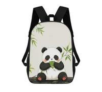 sinyumoney Cute Panda Bamboo Mochila Escolar Para Niñas Y Niños, Mochilas De Gran Capacidad, Mochilas Ligeras Para Niños Y Estudiantes 17inch