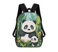 sinyumoney Cute Panda Family Mochilas Para Niños Mochila Escolar Mochila Escolar Impresa En 3D Para Niños Estudiantes De Primaria Y Secundaria 17inch