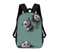 sinyumoney Cute Panda Playing Mochila Escolar Para Niños Con Impresión 3D, Mochila Moderna Para Niños Y Niñas, Mochila Informal Para Estudiantes. 17inch