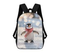 sinyumoney Cute Penguin in Red Scarf Mochilas Infantiles Escolares Impresas En 3D, Mochilas Para Niños, Mochilas De Viaje Para Niños Y Niñas, Mochilas Escolares Para Niños 17inch