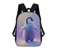 sinyumoney Cute Penguin in Winter Wonderland Mochilas Escolares Para La Escuela Secundaria, Preparatoria, Universidad Y Viajes Para Niñas Y Adolescentes 17inch