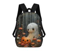 sinyumoney Cute Pumpkin Ghost Mochila Escolar Infantil, Mochilas Impresas En 3D, Mochilas Escolares De Moda Para Niños De Primaria Y Secundaria 17inch