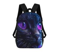sinyumoney Cute Purple Cat Mochilas Impresas En 3D Para Niños, Mochila Escolar, Mochila De Moda Para Niños De Primaria Y Secundaria 17inch