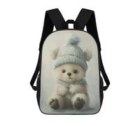 sinyumoney Cute Teddy Bear Nursery Mochila Escolar De Moda Para Papelería, Impermeable, Informal, Para El Campus, Actividades Al Aire Libre, Viajes Y Deportes 17inch