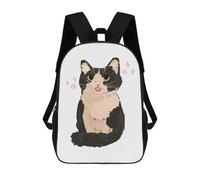 sinyumoney Cute Tuxedo Cat Illustration Mochilas Escolares Para La Escuela, Secundaria, Preparatoria Y Universidad. Mochilas De Viaje Para La Escuela/trabajo/viajes. 17inch