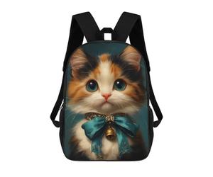 sinyumoney Cute Victorian Cat Art Mochila Ligera Informal Para El Día A Día, Mochila Escolar Para El Campus, Actividades Al Aire Libre, Viajes Y Deportes 17inch