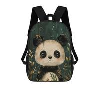 sinyumoney Cute Watercolor Panda Bear Mochilas Escolares Impresas En 3D, Mochila Escolar Informal Para Niños, Mochila Escolar De Moda Para Estudiantes De Secundaria 17inch