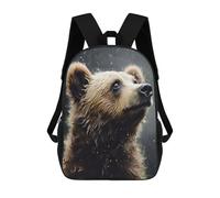 sinyumoney Cute Wet Bear Mochila Escolar Secundaria Informal Para Viajes, Bolsos Escolares Para Adolescentes, Chicas, Chicos, Mujeres Y Hombres 17inch