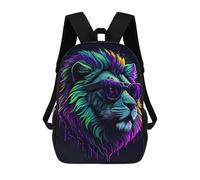 sinyumoney Cute Whimsical Lion Mochila Escolar Para Niñas Mochila Impermeable Mochila Informal De Día Mochila Ligera Para Niño Y Niña Mochila Escolar 17inch