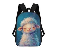 sinyumoney Cute Whimsical Sheep Mochila Escolar Infantil Estampada Para Adultos Y Niños, Mochila De Viaje Para El Día A Día 17inch