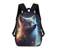 sinyumoney Cute Wolf Animal Cartoon Mochila De Negocios Resistente Para Portátil Para La Escuela/trabajo/viajes 17inch