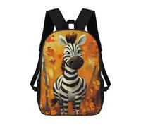 sinyumoney Cute Zebra Painting Mochila Escolar Resistente Al Agua Para Computadora, Ideal Para Campus, Actividades Al Aire Libre, Viajes Y Deportes 17inch