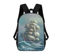 sinyumoney Cutty Sark Mochila Escolar Infantil Impresa En 3D Para Niños, Mochilas De Viaje De Alta Capacidad, Bolsas Para Libros, Mochila Escolar Infantil 17inch