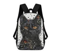 sinyumoney Cyber Cat Digital Art Mochila Escolar Infantil De 17 Pulgadas Con Estampado 3D, Mochila Moderna Para Niños, Mochilas De Viaje, Bolsas Para Libros, Mochila Escolar Infantil