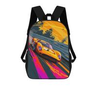 Sinyumoney Cyber Wolf Armor Design-1 Mochila escolar ligera, mochila para el día, bolsa de libros, ideal para acampar, aventuras al aire libre y viajes diarios, estilo-18, 17"