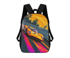 Sinyumoney Cyber Wolf Armor Design-1 Mochila escolar ligera, mochila para el día, bolsa de libros, ideal para acampar, aventuras al aire libre y viajes diarios, estilo-18, 17"
