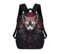 sinyumoney Cyber Wolf Armor Design-1 Mochila Escolar Para El Trabajo, Negocios, Universidad, Escuela Para Hombres/mujeres 17inch