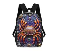 sinyumoney Cybernetic Crab Art Deco Mochilas Escolares Para La Escuela Secundaria, Preparatoria, Universidad Y Viajes Para Hombres, Mujeres Y Adolescentes 17inch