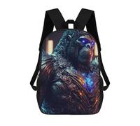 sinyumoney Cyberprimate A Digital Masterpiece Mochila Infantil Para Niñas Y Niños, Mochila De Día, Escuela Primaria, Perfecta Para La Vuelta Al Cole O Educación Física, Regalos Y Viajes 17inch