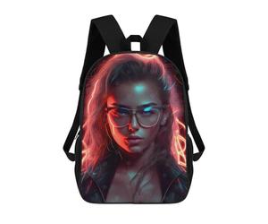 sinyumoney Cyborg Girl Mochila Escolar Ligera Para Aeropuerto, Estudiantes Universitarios, Niñas, Niños Y Adolescentes 17inch