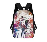 Sinyumoney Cycling Sport Art 6 Mochila Mochila Impresa En 3D, Mochila De Gomo, Mochila De Viaje, Mochila De Amigos Para Niñas Y Niños, Speed Racing, 17"