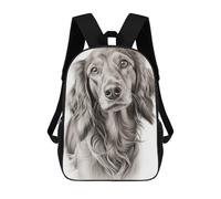 sinyumoney Dachshund Mochila, Mochila Escolar Impresa En 3D, Bolsa Para El Almuerzo Escolar, Mochila De Viaje, Mochila Para Amigos, Mochila Escolar Para Niñas Y Niños 17inch