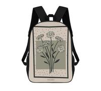 sinyumoney Daisy Flower Bouquet Mid Century Mochila Escolar Mochila Informal Mochilas De Día Bolsa Escolar Para Trabajo/viajes 17inch