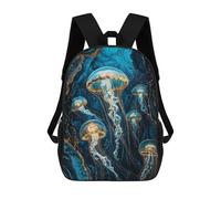 sinyumoney Dance of The Deep Mochila Escolar Mochilas Escolares Para Niñas Y Niños Mochila Con Bolsillo Mochila Escolar De Moda Mochila Infantil 17inch