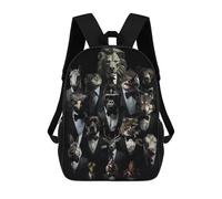 sinyumoney Dapper Jungle Mochila Escolar Mochila Para Niños Impresa En 3D Mochilas Infantiles Para Niños Y Niñas Mochilas Escolares Mochilas De Viaje Para Niños 17inch