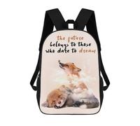 sinyumoney Dare To Dream Mochila Escolar Infantil Impresa En 3D, Mochila Informal De Moda Para Niños, Mochila De Viaje De Alta Capacidad Para Libros Para Niños 17inch
