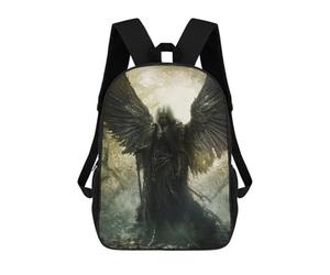 sinyumoney Dark Angel Fantasy Artwork Mochilas Escolares Mochila Escolar Ligera Mochila De Día Mochila Escolar Para La Universidad Para Niños/Niñas/Adolescentes 17inch