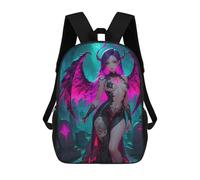sinyumoney Dark Angel in Graveyard Mochilas Escolares Para Ordenador, Ideales Para El Colegio/trabajo/viajes, Acampadas, Aventuras Al Aire Libre Y Viajes Diarios 17inch