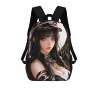 sinyumoney Dark Angel Uniform Set Mochila Escolar, Bolso De Negocios, Bolso Para Portátil Duradero Para Campus, Actividades Al Aire Libre, Viajes Y Deportes 17inch