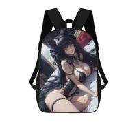 Sinyumoney Dark Angel with Wings and Tattoos Mochila escolar ligera para estudiantes, ideal para aeropuerto, colegios y estudiantes de secundaria (niñas, niños, mujeres, hombres), estilo-17, 17"
