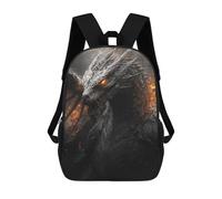 sinyumoney Dark Dragon Fantasy Artwork -3 Mochilas Escolares, De Viaje Y Universitarias Para La Escuela/trabajo/viajes 17inch