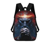 sinyumoney Dark Fantasy Artwork Mochila Escolar Grande Para Niños Para El Campus, Actividades Al Aire Libre, Viajes Y Deportes 17inch