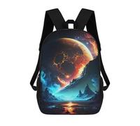 sinyumoney Dark Matter Planetary Mochila Escolar Infantil Estampada Para Adultos Y Niños, Mochila De Viaje Para El Día A Día 17inch