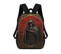 sinyumoney Dark Reaper with Scythe Art Print Mochila Escolar Ligera Para Aeropuerto Y Universidad Para Niñas Y Adolescentes 17inch