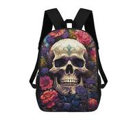 sinyumoney Day of The Dead Artwork-1 17inch Mochila Escolar Impresa En 3D Para Niños, Mochila Escolar Informal De Moda, Mochilas De Viaje Para Niños Y Estudiantes.
