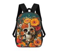 sinyumoney Day of The Dead Artwork-1 Mochila Escolar De 17 Pulgadas Impresa En 3D Mochilas Infantiles Mochila Genial Impresa En 3D Para Niños De Primaria Y Secundaria